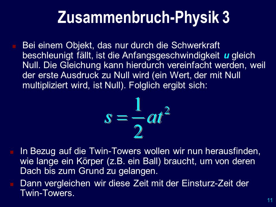 Zusammenbruch-Physik 3