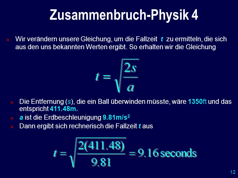 Zusammenbruch-Physik 4
