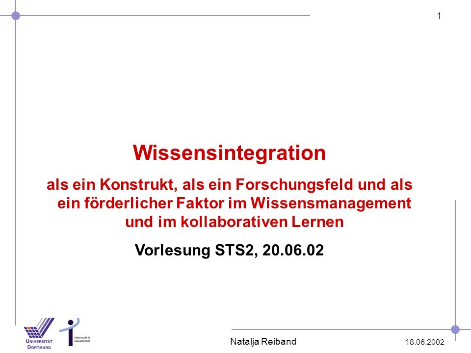 Wissensintegration als ein Konstrukt, als ein Forschungsfeld und als ein förderlicher Faktor im Wissensmanagement und im kollaborativen Lernen.