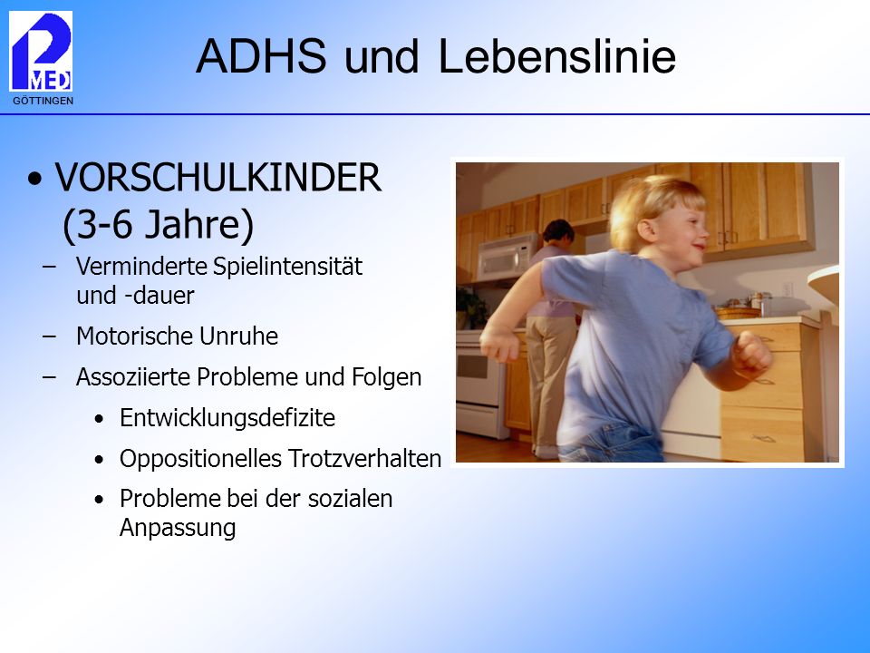 ADHS und Lebenslinie VORSCHULKINDER (3-6 Jahre)