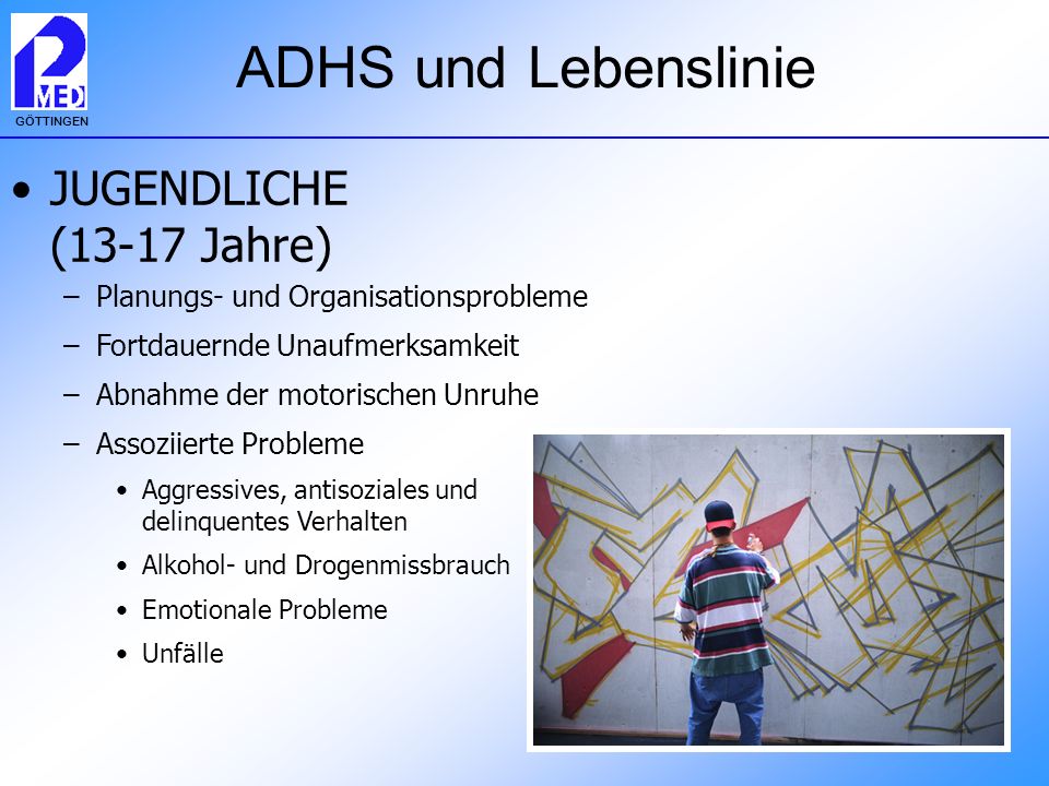 ADHS und Lebenslinie JUGENDLICHE (13-17 Jahre)