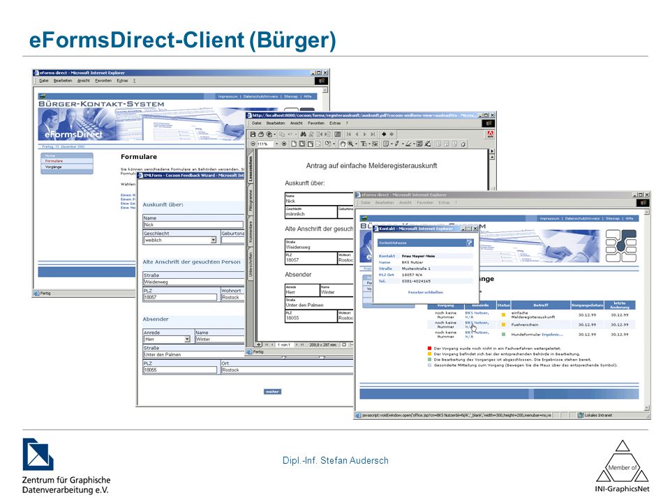 eFormsDirect-Client (Bürger)