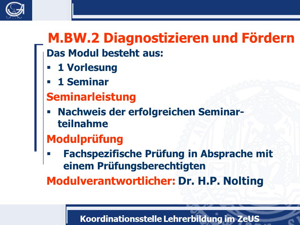 M.BW.2 Diagnostizieren und Fördern