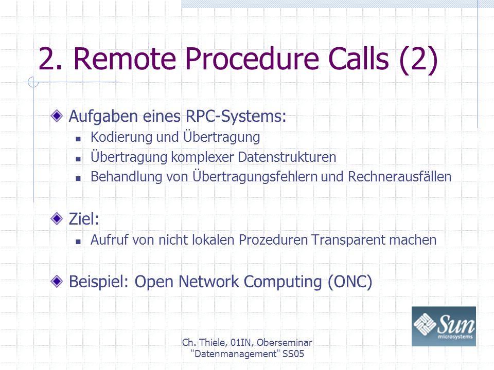 2. Remote Procedure Calls (2)