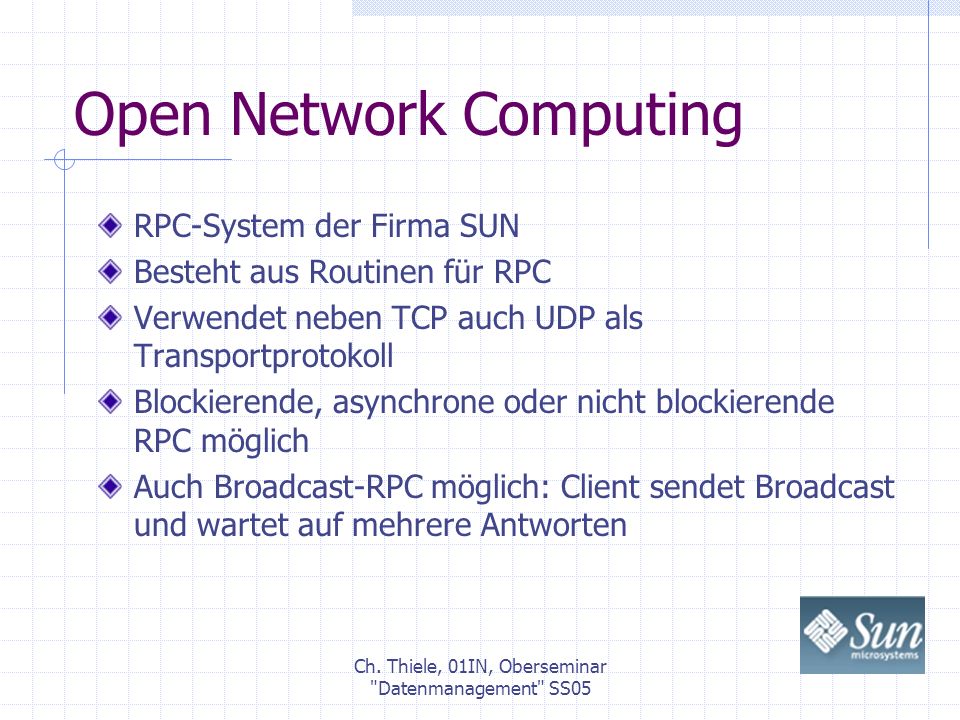 Open Network Computing