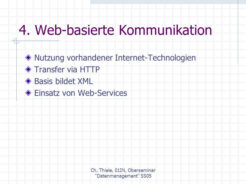 4. Web-basierte Kommunikation