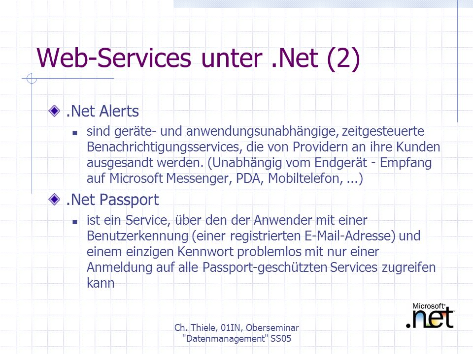 Web-Services unter .Net (2)
