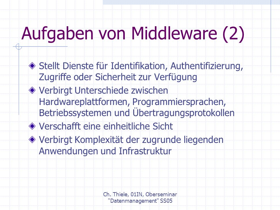 Aufgaben von Middleware (2)
