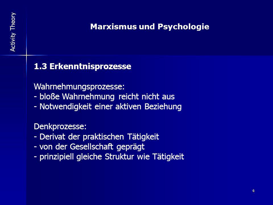 Marxismus und Psychologie