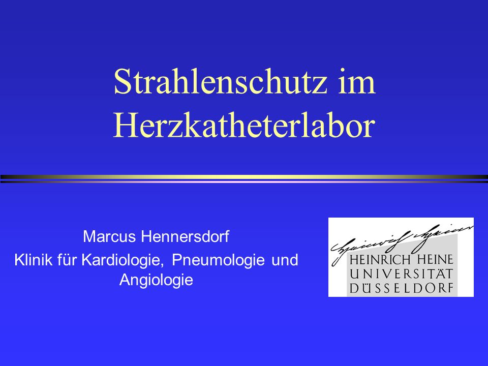 Strahlenschutz im Herzkatheterlabor