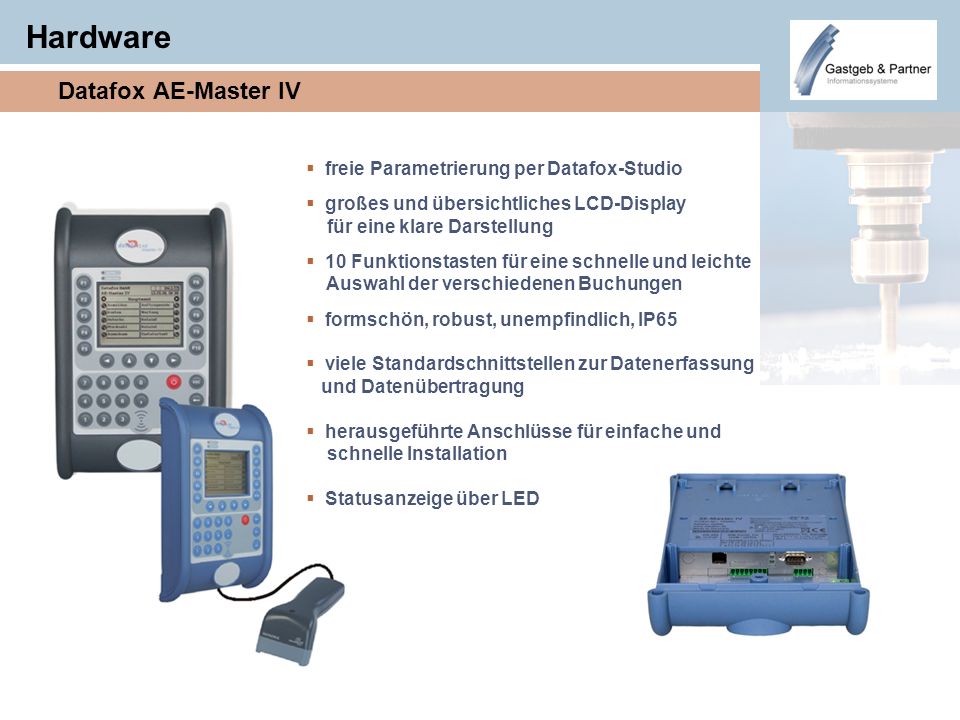 Hardware Datafox AE-Master IV freie Parametrierung per Datafox-Studio