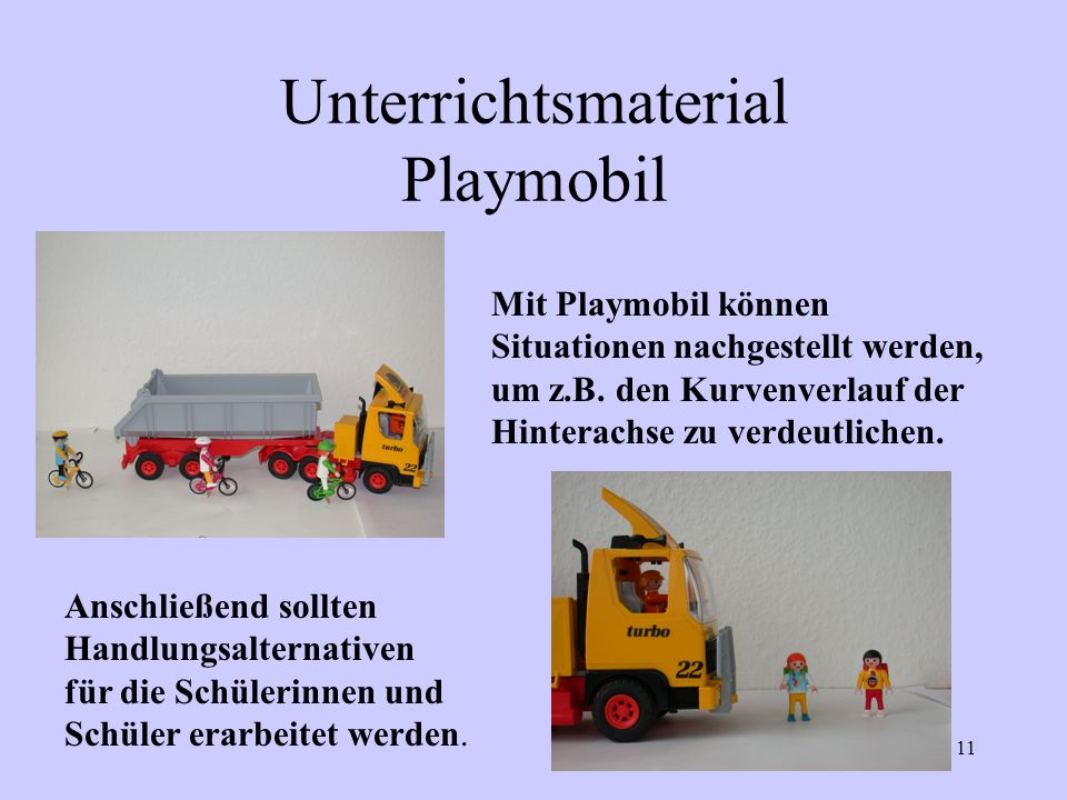 Unterrichtsmaterial Playmobil