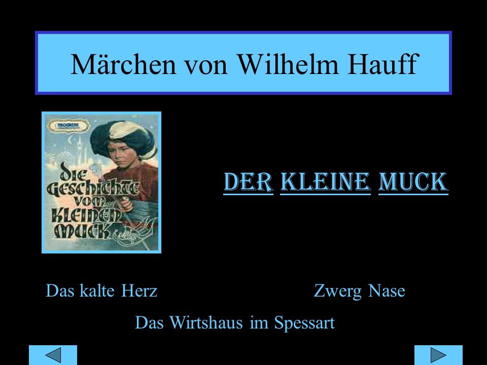 Märchen von Wilhelm Hauff