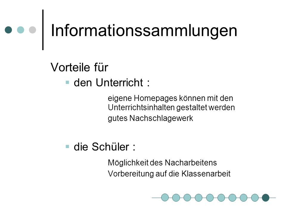 Informationssammlungen