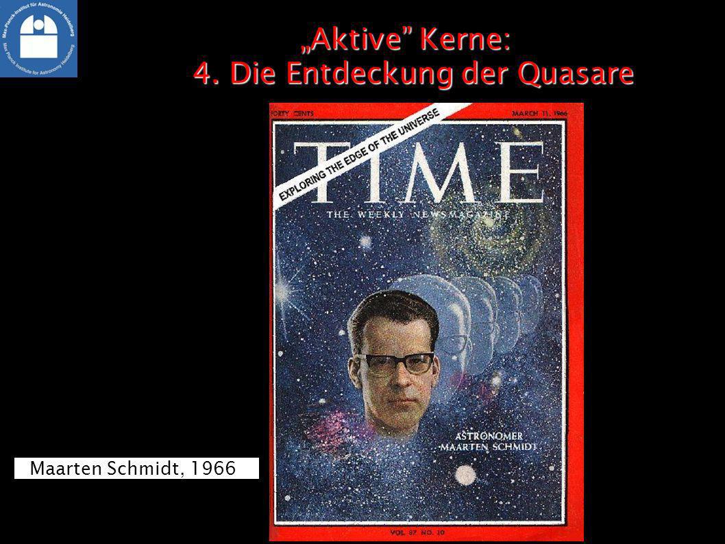 „Aktive Kerne: 4. Die Entdeckung der Quasare