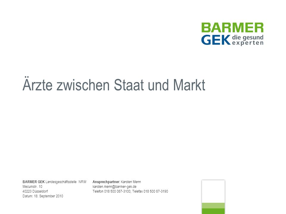 Ärzte zwischen Staat und Markt