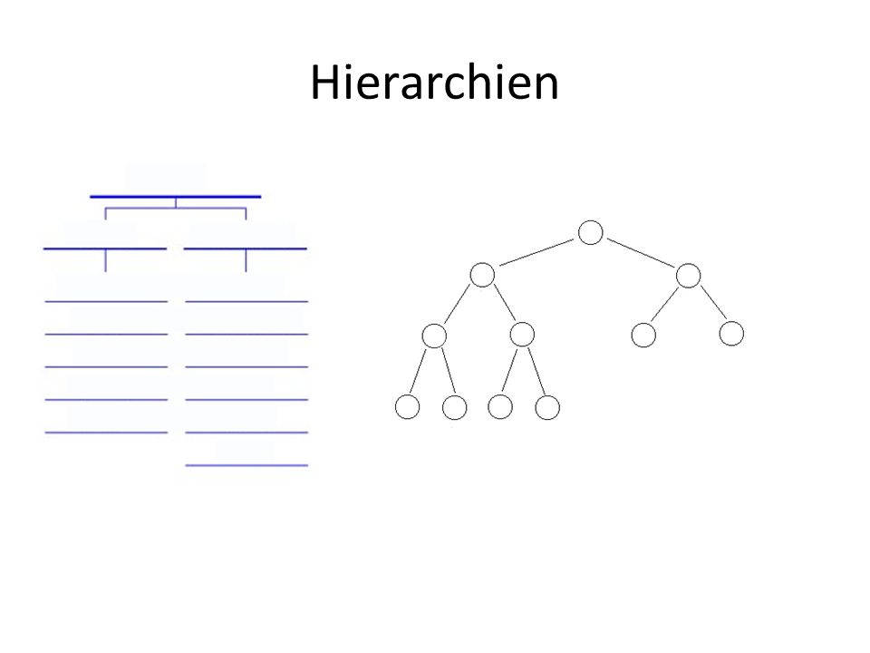 Hierarchien