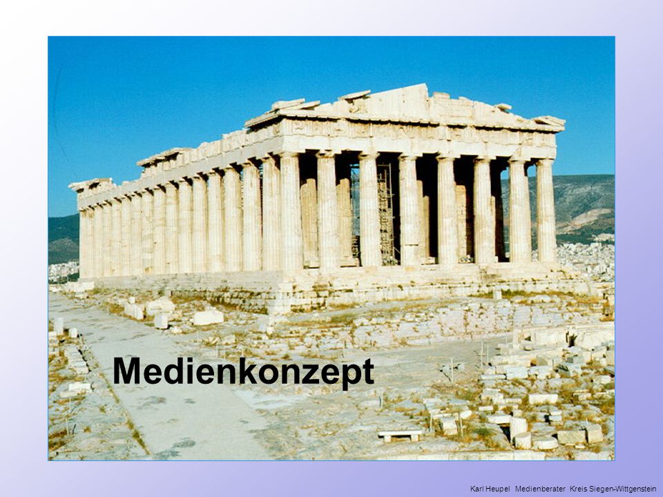 Medienkonzept Die Griechen wussten was sie wollten > Tempel bauen