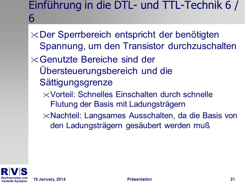Einführung in die DTL- und TTL-Technik 6 / 6