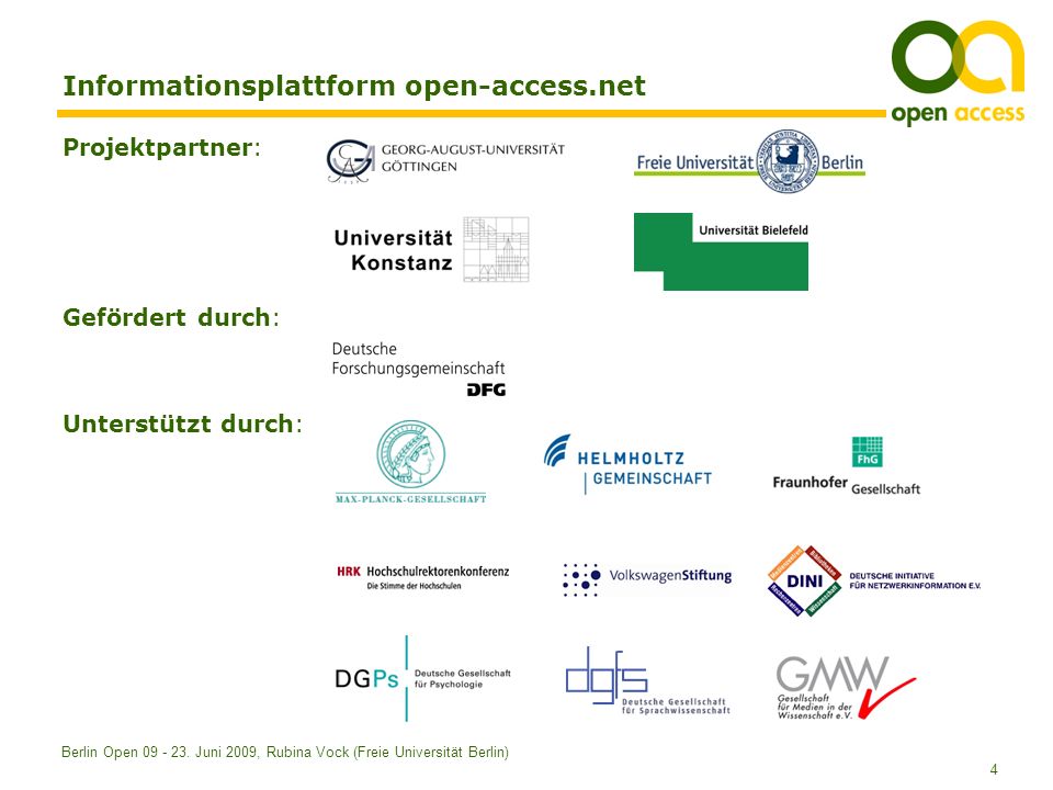 Informationsplattform open-access.net
