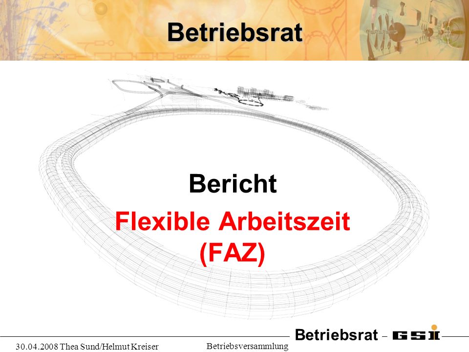 Bericht Flexible Arbeitszeit (FAZ)