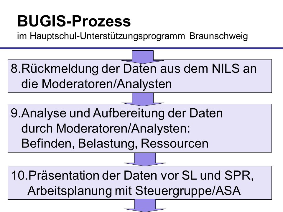 BUGIS-Prozess im Hauptschul-Unterstützungsprogramm Braunschweig