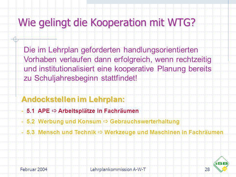 Wie gelingt die Kooperation mit WTG