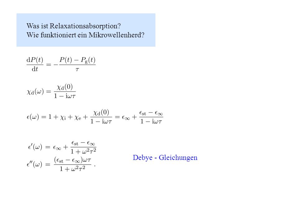 Was ist Relaxationsabsorption