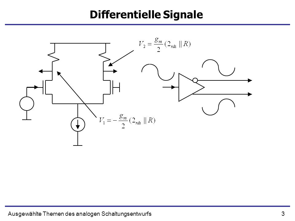 Differentielle Signale