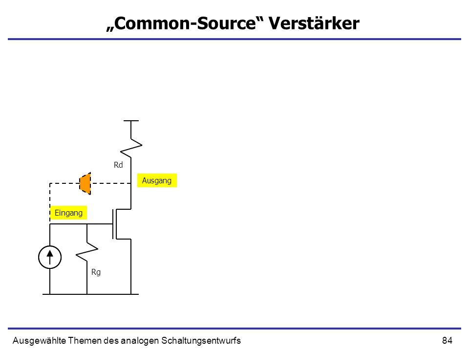 „Common-Source Verstärker