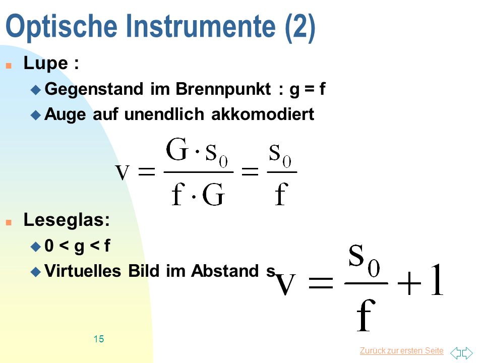 Optische Instrumente (2)