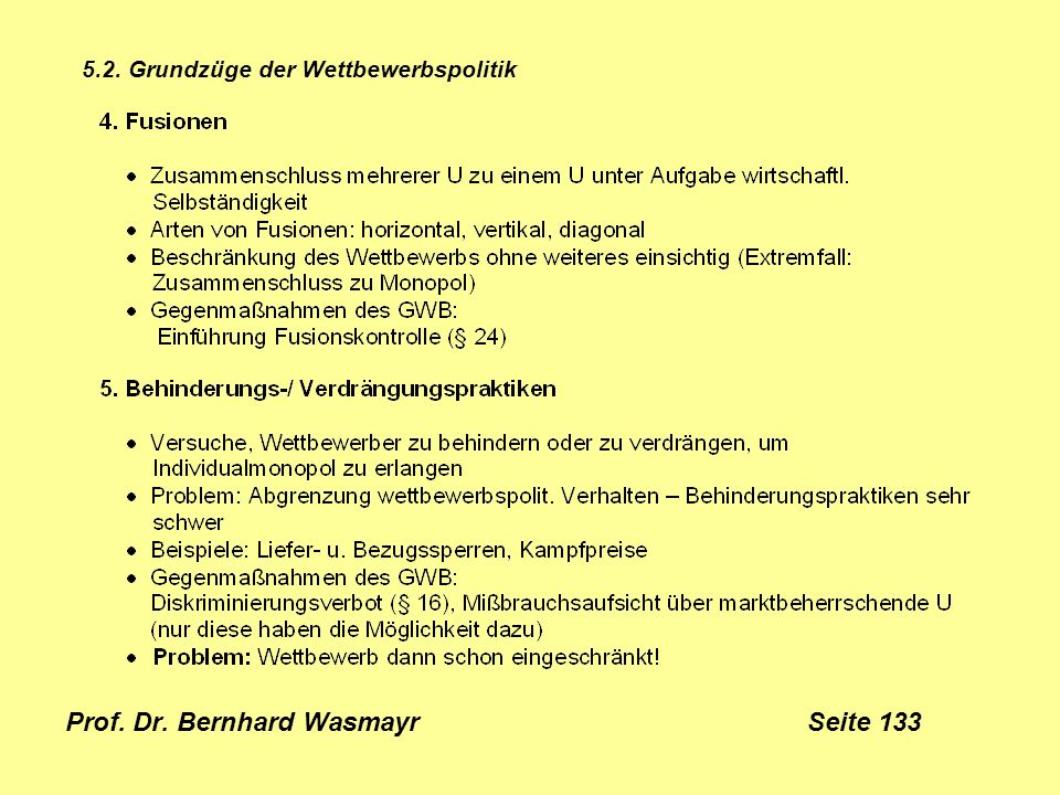 Prof. Dr. Bernhard Wasmayr Seite 133
