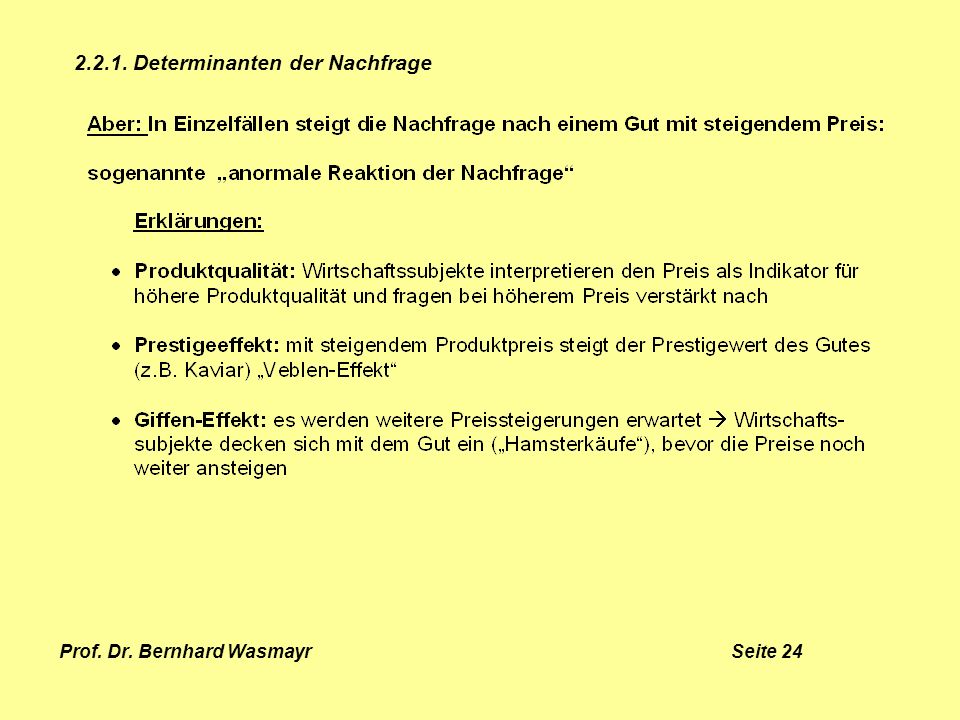 Prof. Dr. Bernhard Wasmayr Seite 24