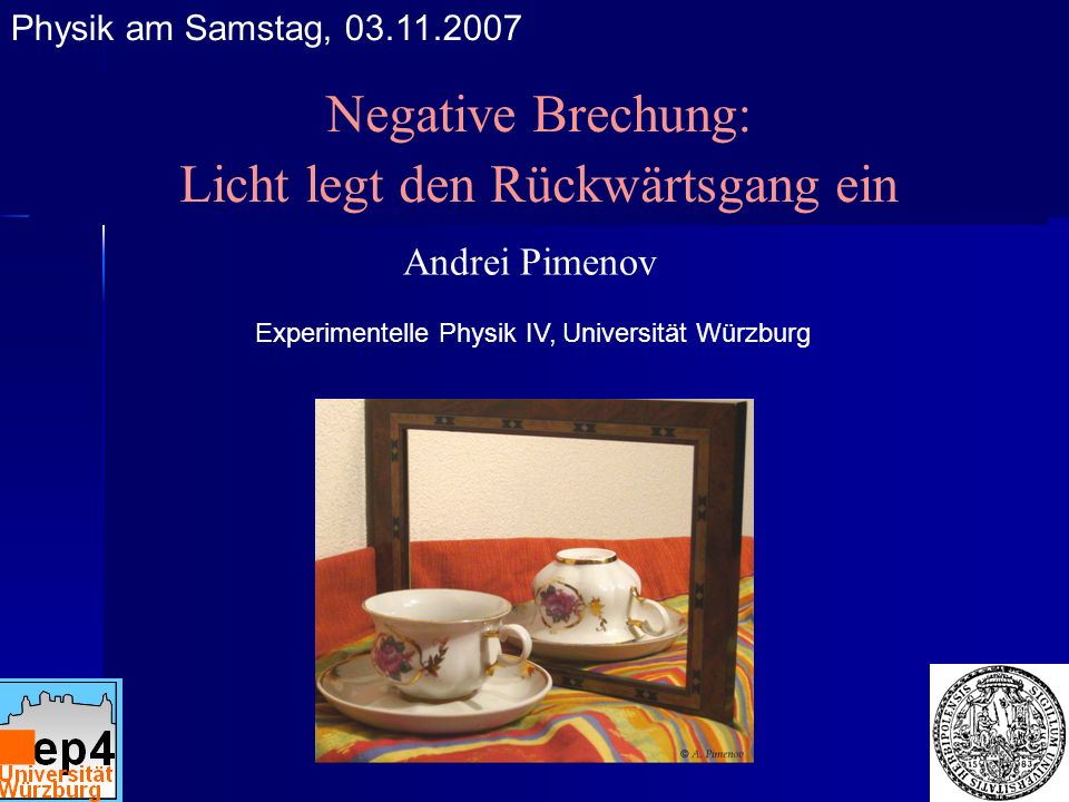 Licht legt den Rückwärtsgang ein