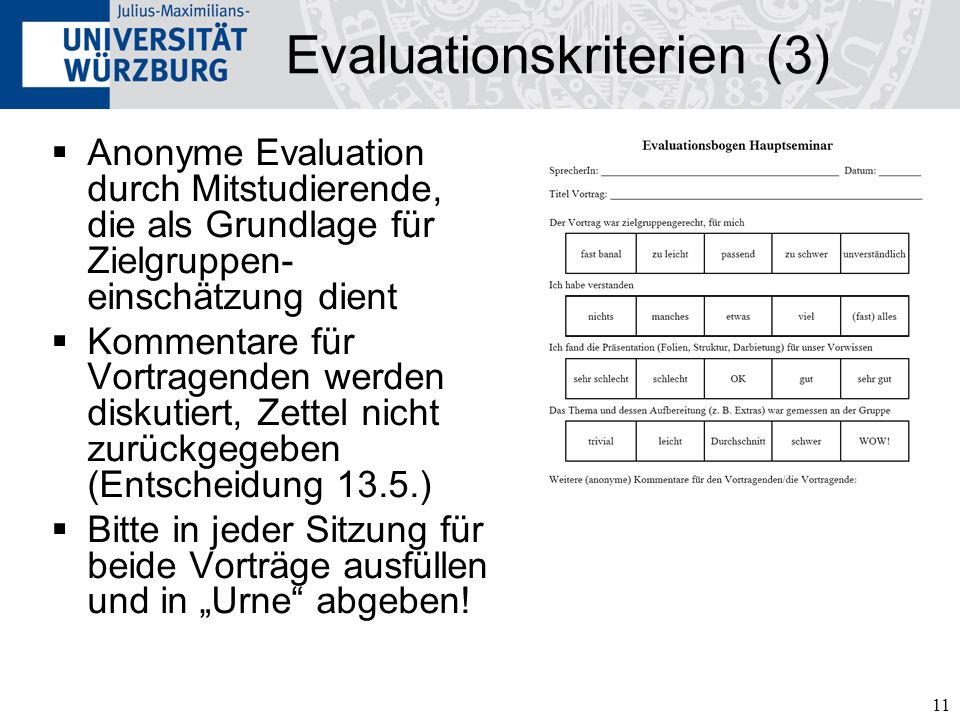 Evaluationskriterien (3)