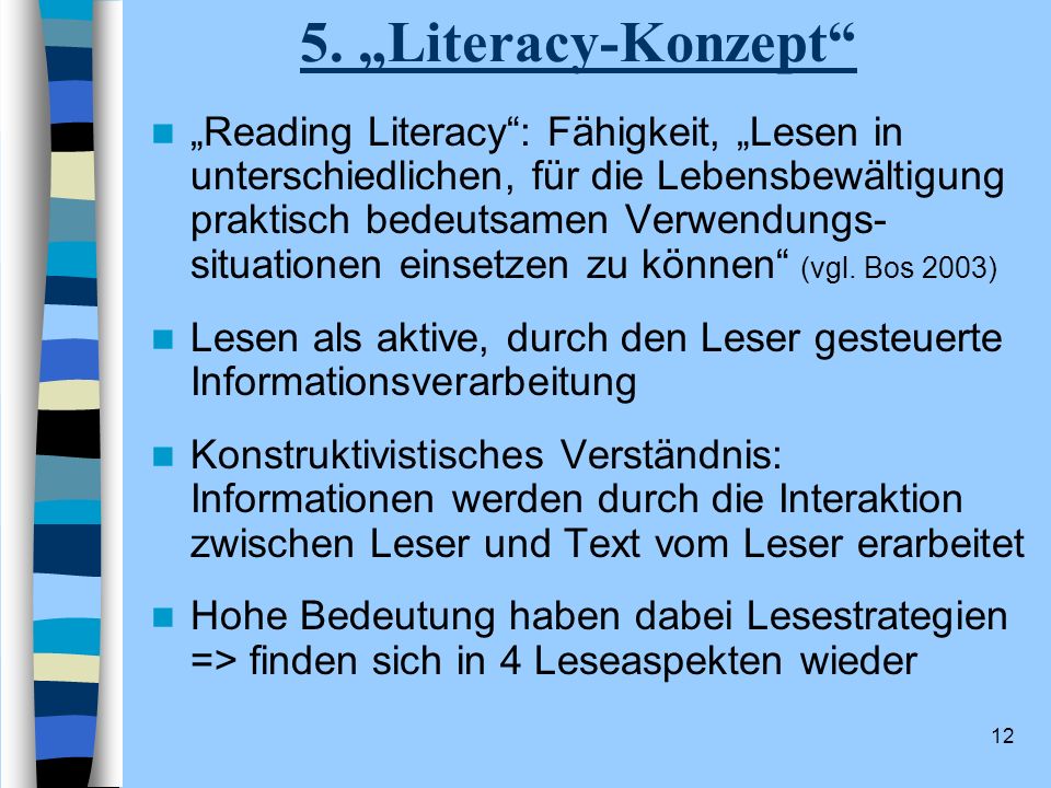 5. „Literacy-Konzept