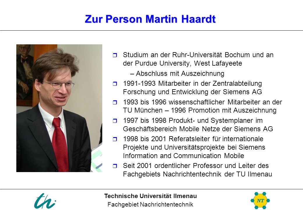 Zur Person Martin Haardt