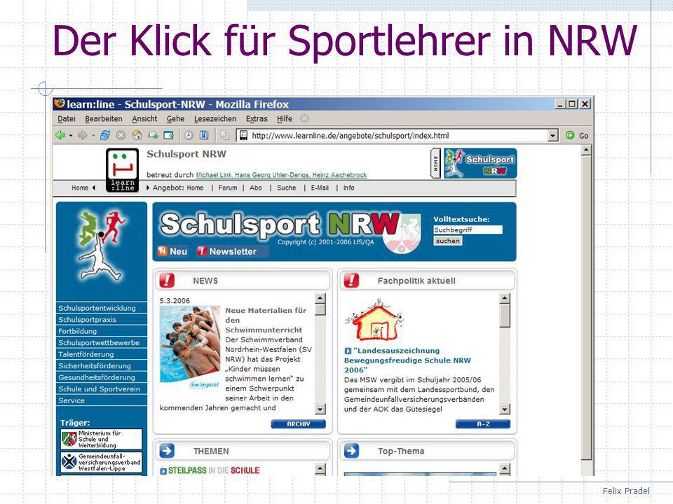 Der Klick für Sportlehrer in NRW