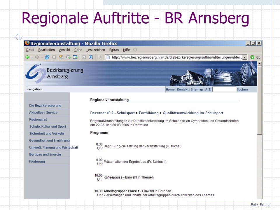 Regionale Auftritte - BR Arnsberg