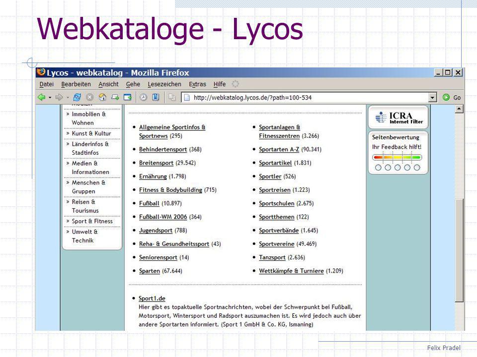 Webkataloge - Lycos