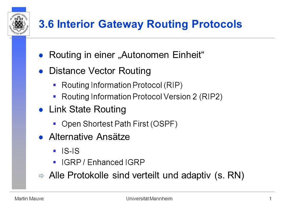3 6 Interior Gateway Routing Protocols Ppt Herunterladen