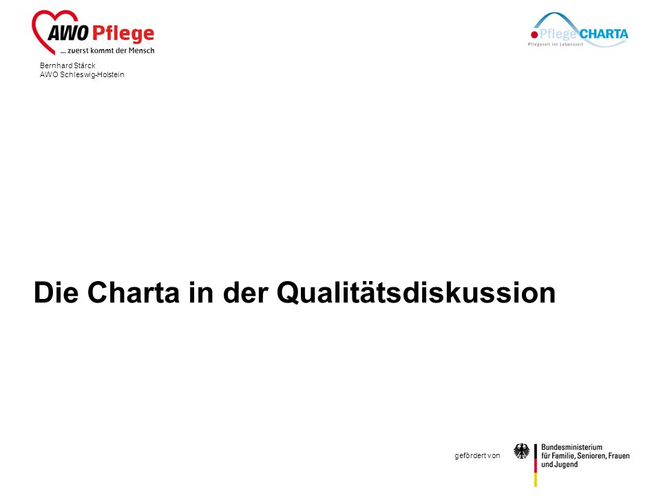 Die Charta in der Qualitätsdiskussion