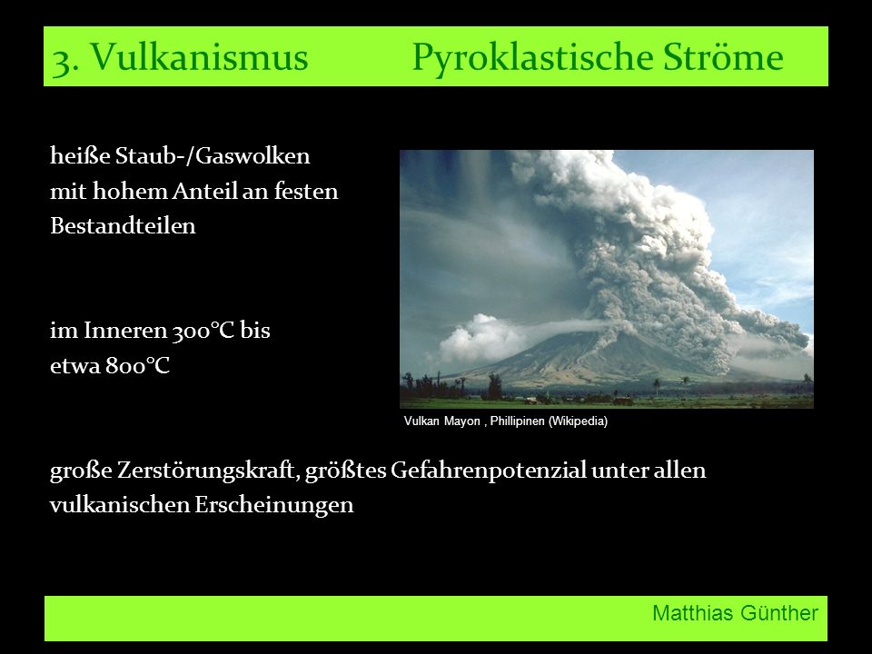 3. Vulkanismus Pyroklastische Ströme