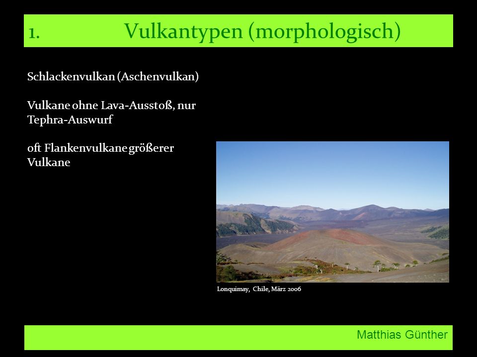 1. Vulkantypen (morphologisch)