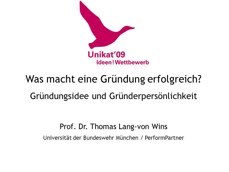 Was macht eine Gründung erfolgreich