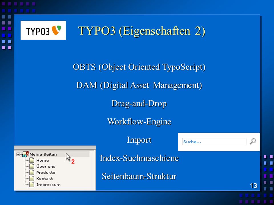 TYPO3 (Eigenschaften 2) OBTS (Object Oriented TypoScript)