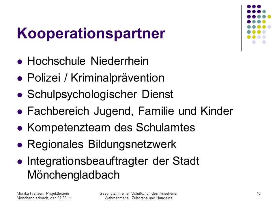 Kooperationspartner Hochschule Niederrhein