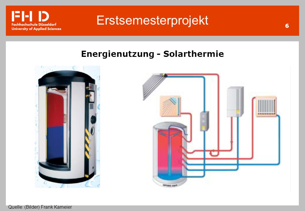 Energienutzung - Solarthermie