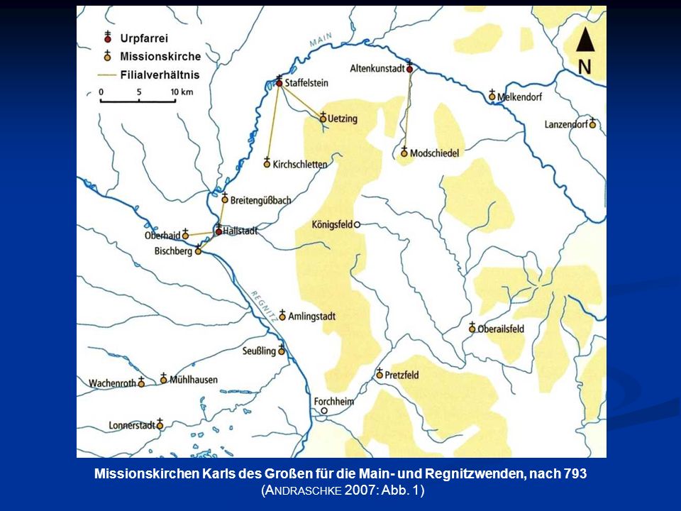 Missionskirchen Karls des Großen für die Main- und Regnitzwenden, nach 793