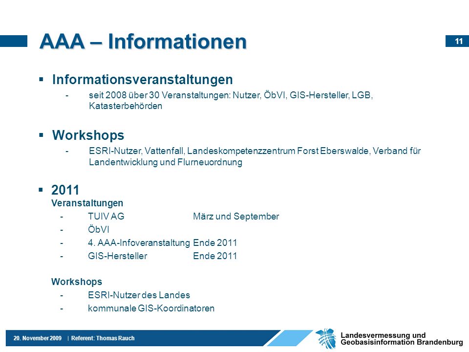 AAA – Informationen Informationsveranstaltungen Workshops
